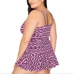 Nwt Swim Solutions Spring Play V-Neck Swimdress